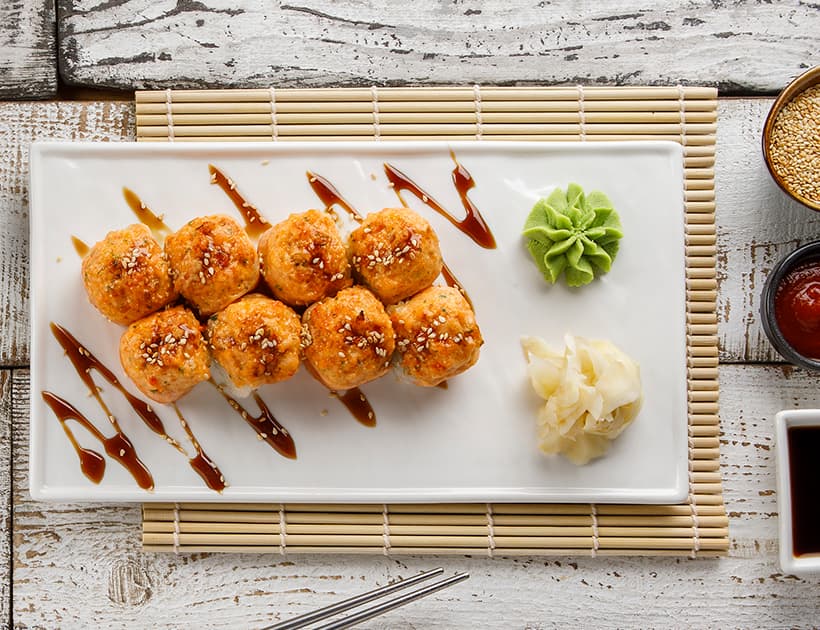 Суп-пюре тыквенный с креветкой