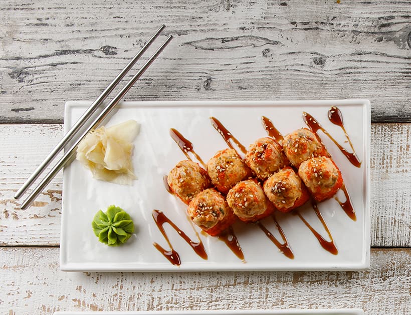 Шоколадная колбаса, порция 