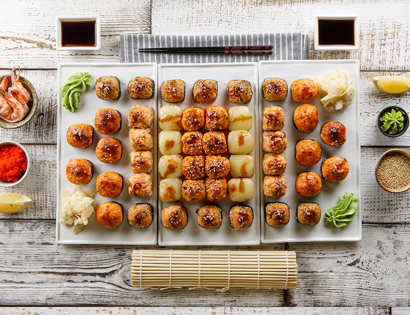 Стейк на овощной подушке