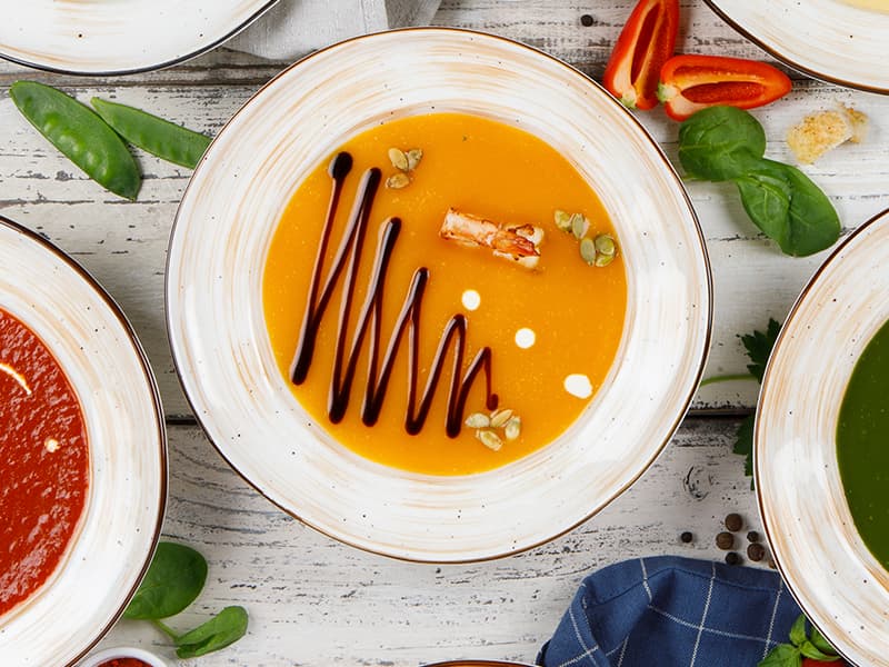 Равиоли с лососем и креветками